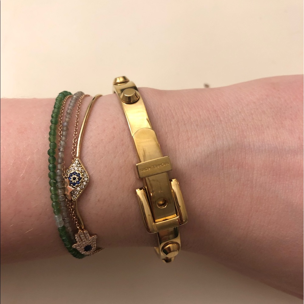 Michael Kors Gold Belt Bangle🔥✨💛
